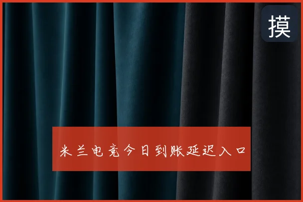 米兰电竞今日到账延迟入口